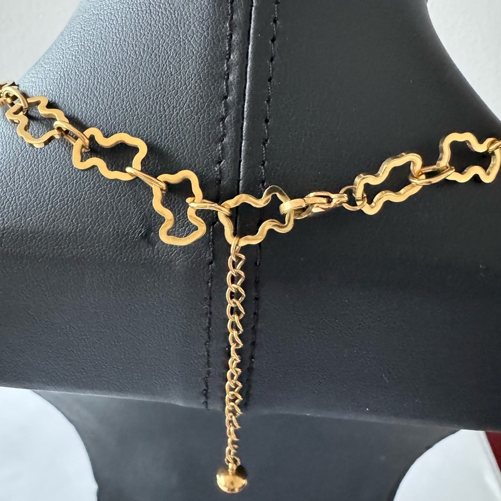 Tous Gold and Black Pendant Necklace - Picture 4 of 6
